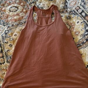 Fleo Women's Tank Top - Rust Brown